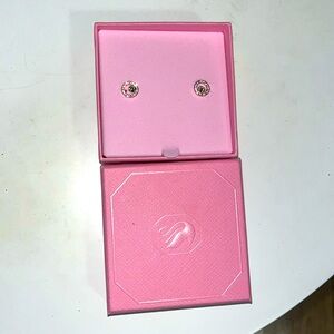 Swarovski creativity stud earrings in rose gold